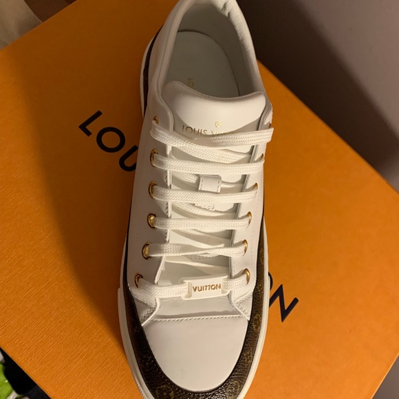 Louis Vuitton Stellar Monogram Sneakers sz 8.5 eu 38.5 - Picture 4 of 5